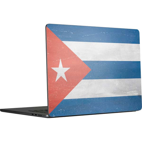 Cuban Flag Distressed MacBook Air 15 in (2023) Skin